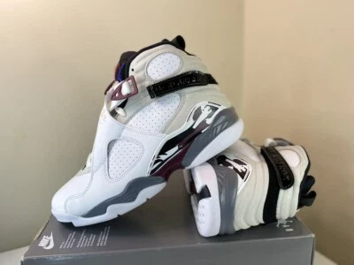 Talla 12w 10.5m - Air Jordan 8 Retro Borgoña W Foto 1 de 4