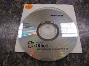 Vintage Microsoft Office Professional Edition 2003 CD-ROM - LY33 - Photo 1/2
