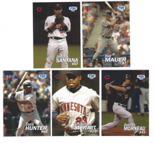 2006 Minnesota Twins Police Crime Prevention Baseball Card Team Set (9 cards)