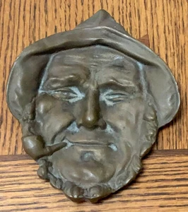 Cenicero figurativo de bronce de colección de Nueva Inglaterra/plato LOBSTERMAN - Imagen 1 de 5