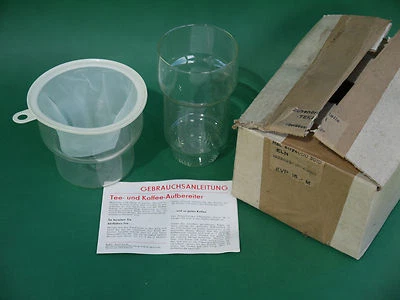 DDR TEKA Teefilter Kaffeefilter Jenaer Glas Tee Einsatz Teekanne Sonja OVP