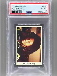 1978 Popbilder #837 Bob Marley Med Punkt IV PSA 4 Pop 10 (Music) - Picture 1 of 2