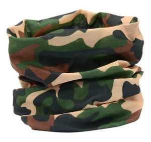 Women Men Face Cover Neck Gaiter Warmer Mask Snood Balaclava Bandana Tube Scarf - Picture 1 of 176