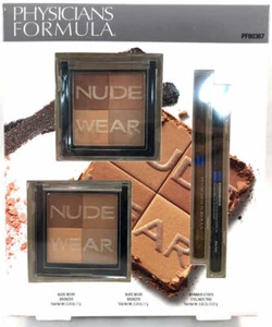 Physicians Formula 2X Nude Wear Bronzer Shimmer Strips Blue Eyes Eyeliner Trio - Picture 1 of 1