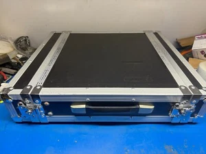 Professional Heavy duty 19 Inch Double Door Rack Carry Case for Amplifier - Picture 1 of 18
