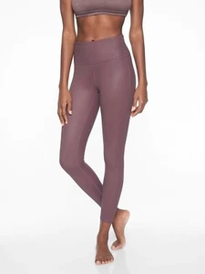 Athleta High Rise Chaturanga Shine Tight Pant Desert Plum Size: Medium Petite MP - Bild 1 von 7