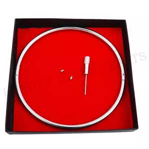 6mm Silber Damen Rund Edelstahl Halsreif der O abschließbar - Bild 1 von 3