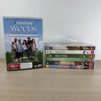 WEEDS DVD Series 1-7 (1 2 3 4 5 6 7) DVD Region 4 VGC New & Used - Free Postage - Image 1 of 4