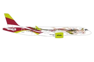 Herpa Wings 1:200 Airbus A 220-300 airBaltic 50th A220 573535 - Bild 1 von 1