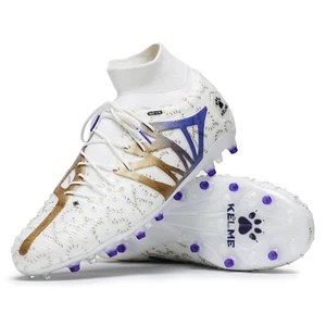 Flash Laceless Soccer Cleats Men High-Tops Lightweight Soccer Shoes Outdoor U... - Picture 1 of 7
