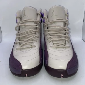 Nike Air Jordan Retro 12 Purple And White 510815-001 Size 5.5y - Picture 1 of 6