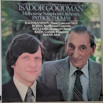 PHILIPS 6514 159 ISADOR GOODMAN, P. THOMAS, RACHMANINOV Piano concerto 2 AUS LP - Image 1 of 3