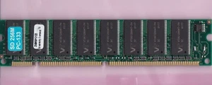 256MB PC-133 VTC ELECTRONICS 256MBPC133 SD 256M PC-133 SDR PC133 Ram Stick DIMM - Picture 1 of 2