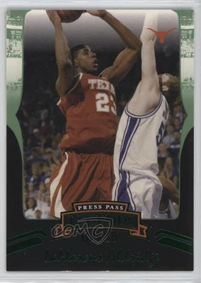 2006-07 Press Pass Legends Emerald/25 LaMarcus Aldridge #E13 Rookie RC Foto 1 de 2
