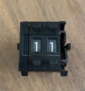 OMRON THUMBWHEEL SWITCH, A7PS-206-1, 2 SECTIONS - Picture 1 of 3