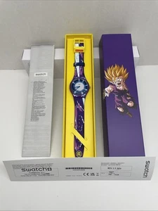 Swatch X Dragon Ball Z Limited Edition Gohan Watch - NEW - MUST SEE! - Picture 1 of 7