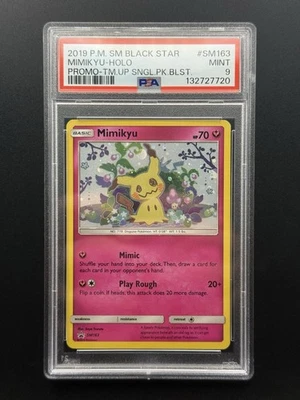 Mimikyu SM163 SM Promo Holo - PSA 9 Mint - Image 1 of 2