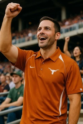 Camisa polo masculina Nike University Of Texas Longhorns Dri-Fit L laranja queimado UT - Imagem 1 de 4