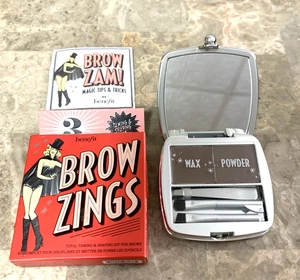 Benefit Brow Zings Eyebrow Taming and Shaping Kit 03 Medium Powder Brown NIB! - Picture 1 of 18