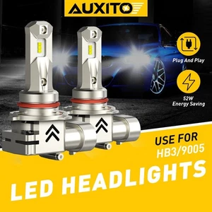 Xenon White AUXITO Car Auto 9005 LED Headlight 6000K High Beam 24000Lm Kit Bulbs - Picture 1 of 10