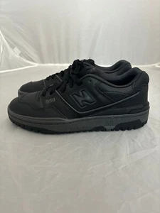 New Balance 550 triple black kids shoes size 7 196307270472 - Picture 1 of 7