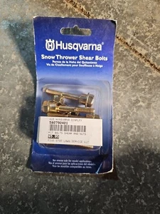Husqvarna Snow Thrower Replacement Shear Bolt Kit - 580790401 - Picture 1 of 2