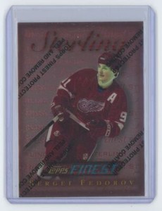 1996-97 Finest Sergei Fedorov Hockey Cards #95