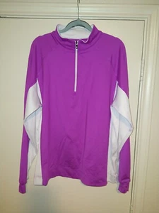 FootJoy FJ Quarter Zip Golf Pullover Men's sz Large The Lakes Castle Hills Logo - Picture 1 of 7