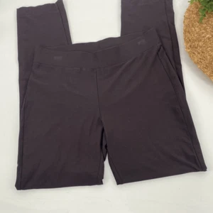 Eileen Fisher Women's Stretch Crepe Knit Elastic Waist Pants Brown Small - Picture 1 of 10