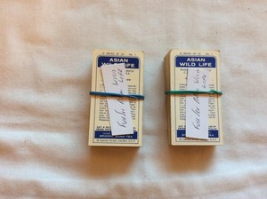brooke bond tea cards.Asian Wild Life.2 Full Sets.1962.