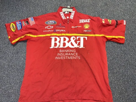 Clint Boyer NASCAR Busch Series BB&T Pit Crew Shirt 2007 RCR XL Cover