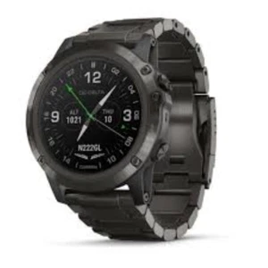 Garmin D2 Delta PX Aviator Pilots Watch, Titanium Sapphire GPS - Imagen 1 de 5