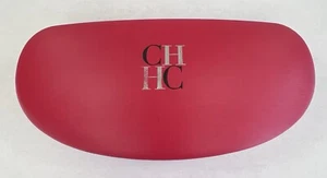 Carolina Herrera CHHC Rojo Dura Clamshell Gafas Gafas Gafas Estuche - Imagen 1 de 4