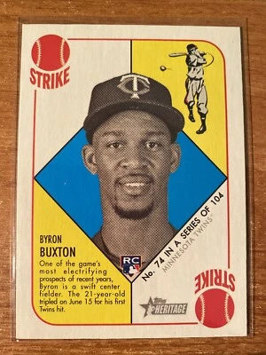 2015 Topps Heritage '51  #74 Byron Buxton  RC - Image 1 of 2