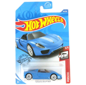 Hot Wheels 2020 Porsche  94/250 Porsche 918 Spyder BLUE LW_White 5/5