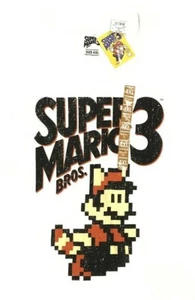Super Mario Bros 3 NINTENDO Graphics  WHITE Coloured Tee Shirt  Arcade Size 4XL - Picture 1 of 8
