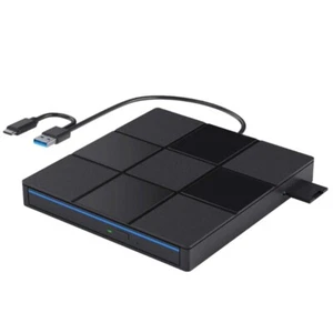 Fast Speed USB 3.0 DVD Writer Reader with Integrated Card Slots for Computers - Afbeelding 1 van 8