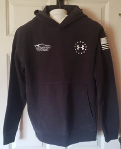 Under Armour Hoodie Embroidered Ferrari - Black Large - Picture 1 of 5