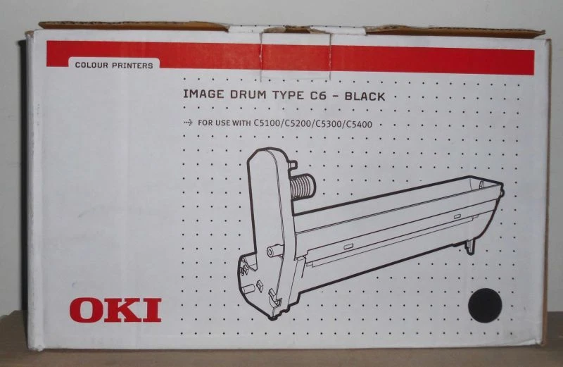 Oki 42126608 Type C6 Drum black  für C5100 C5200 C5300 C5400  OVP A - Bild 1 von 1