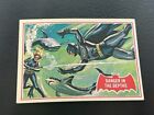 Batman Robin Joker Card 1966 Periodical Topps DC Comics 14A Danger Depths Sharks