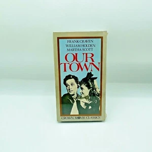 Crown Movie Classics 1940 Our Town VHS Movie Craven William Holden Scott - Picture 1 of 4