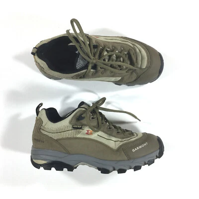 Garmont Trail Hiking Shoes Womens Size 7.5 Tan Suede Vibram Gore-Tex - Image 1 of 4