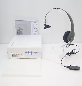 Plantronics H91 Encore 43464-11 Corded Voice Tube Telephone Headset with QD Plug - Picture 1 of 1