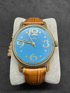 Ruhla Turquoise UMF 24 - Rare Vintage Germany Wristwatch around 1960 - GDR - Picture 1 of 22