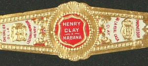 323cRt-VITOLA-Cigar Band-Marca HENRY CLAY, CHEVALIER DE LA LEGION DE HONOR, PROV - Bild 1 von 3
