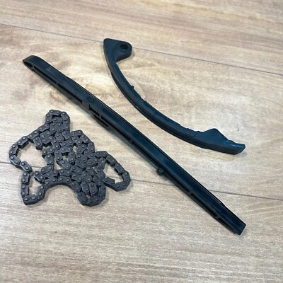 03-04 Kawasaki KLX400 KLX 400 Suzuki DRZ400 / OEM CADENA DE LEVAS CON GUÍAS Foto 1 de 3