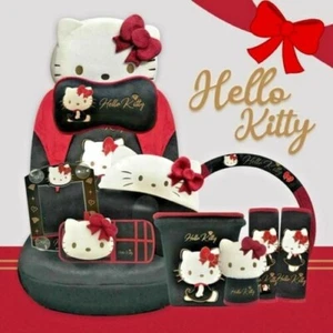 Hello Kitty Auto Accessory Set (Kitty Party) Collection ) 10 pcs official Sanrio - Bild 1 von 4