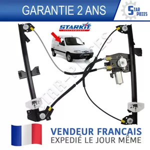 LEVE VITRE ELECTRIQUE AV DROIT AC MOTEUR CITROEN BERLINGO PEUGEOT PARTNER 96-08 - Imagen 1 de 7