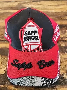 Sapp Bros. 45th Anniversary Mobil Delvac Limited Edition Baseball Cap Hat Red - Picture 1 of 13