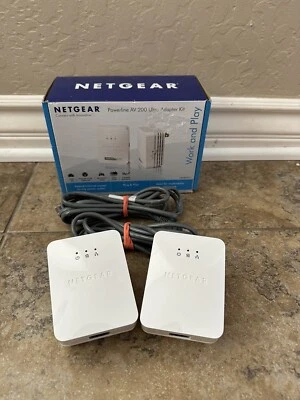 Netgear XAVB2001-100NAS Powerline AV 200 Ultra Adapter Kit - Image 1 of 4